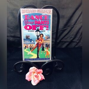 'Dance Your Pants Off!' Pink Fitness Party Poster / VHS